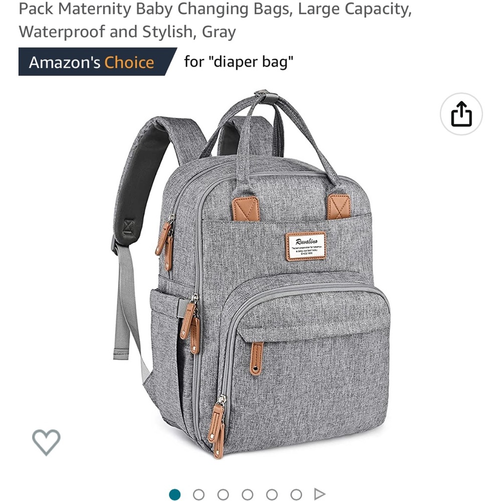 Rivaling diaper bag